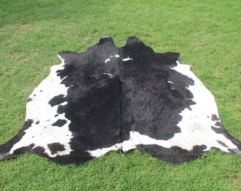 Black and White Cowhide Rug Brazilian Cowhide Rug Natural Cowhide Floor Rug on SALE