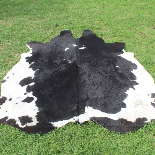 Black and White Cowhide Rug Brazilian Cowhide Rug Natural Cowhide Floor Rug on SALE