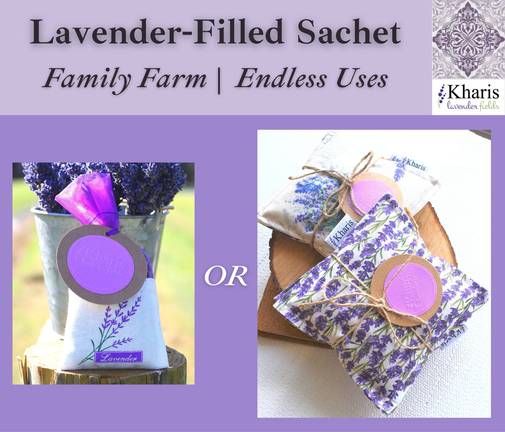 Lavender Sachets - Morehouse Farm