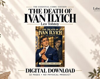 Der Tod des Iwan Iljitsch (Comic als PDF) | Tolstoi-Adaption | Digitaler Download