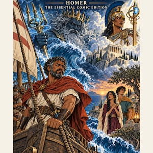 The Odyssey Comic PDF | Homer Epic Adaptation | Digital Download image 3