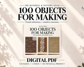 100 Objekte zum Erstellen eines Atlas | Visuelle Referenz & Kreative Übungen (Digitales PDF)