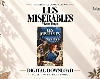 Les Misérables Comic (PDF) | Adaption von Victor Hugo | Digitaler Download