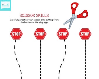 Trouble with Scissor Skills Shows Signs of these three Learning