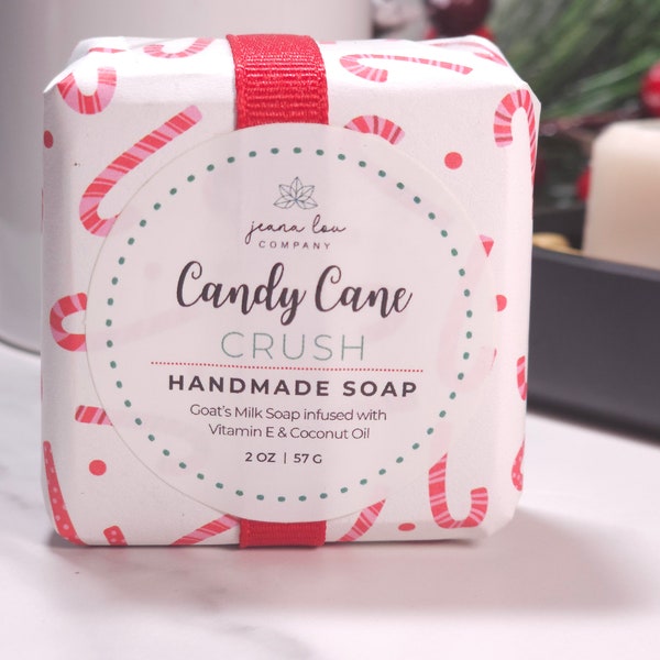 Mini Holiday Soap - Candy Cane Crush