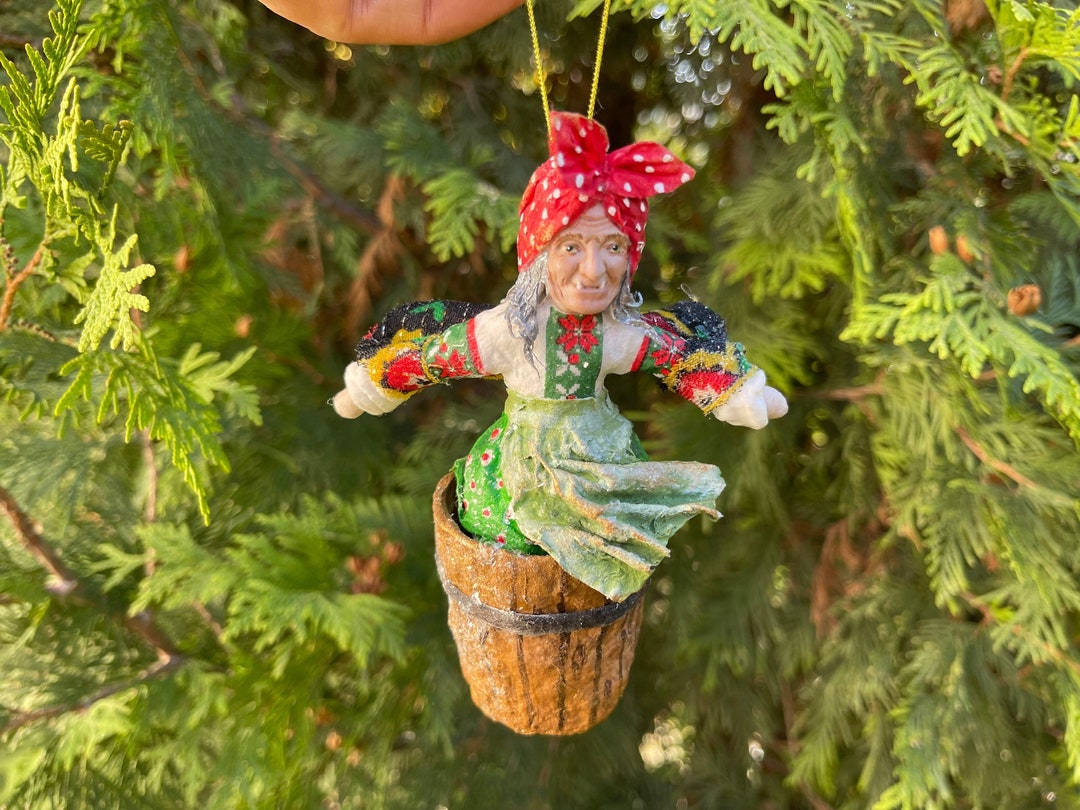 Witch Doll Baba Yaga Interior Witch Toy Cotton Toy Spun Etsy