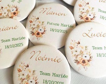EVJF BADGE, Futura novia del equipo, boda y broche EVG para tus eventos