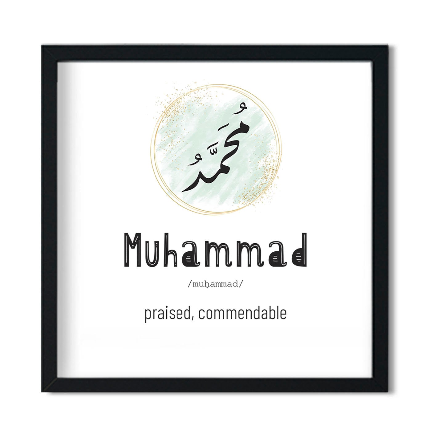 What does muhammad mean