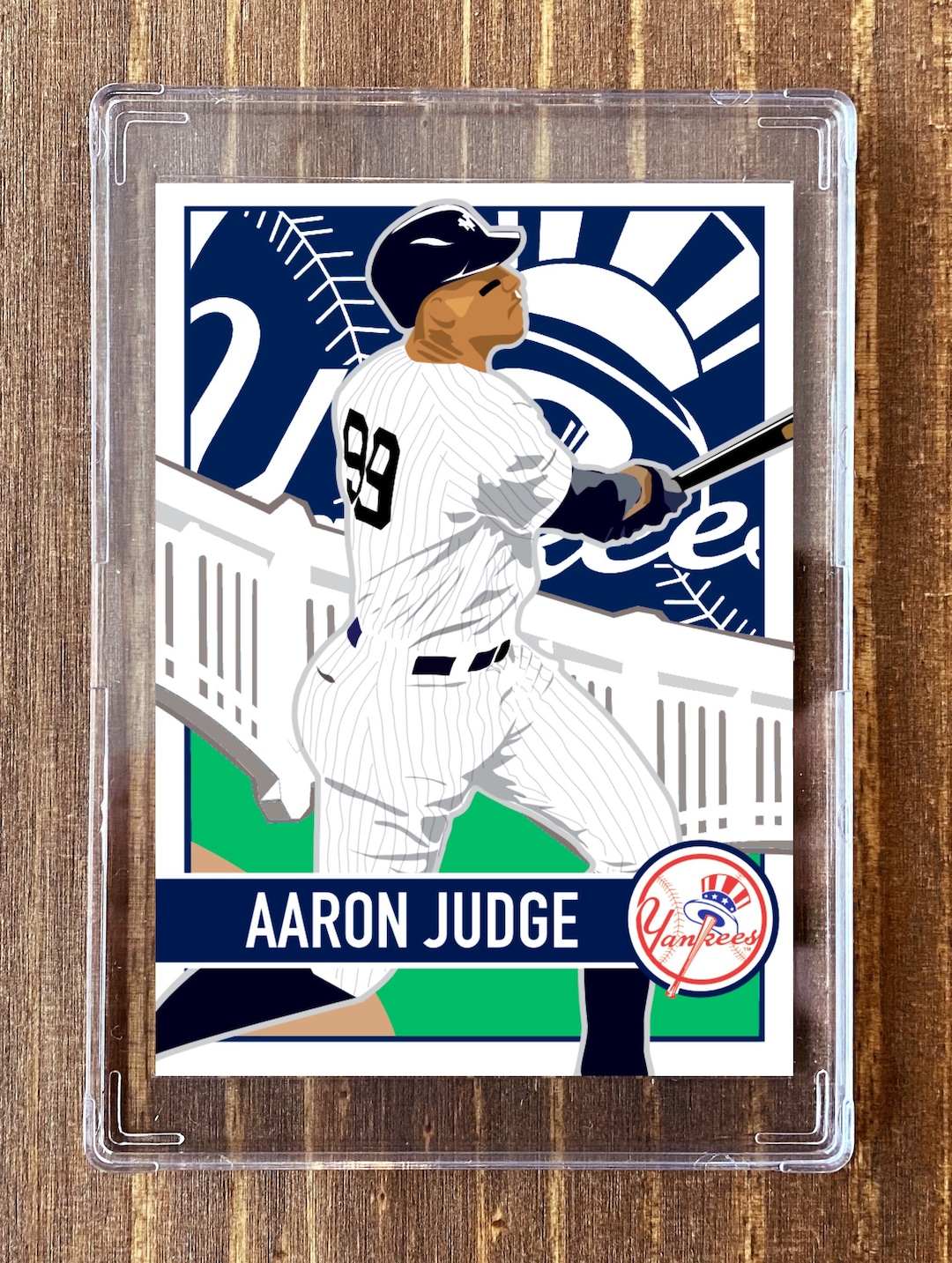 AARON JUDGE Custom Illustrated Card Etsy