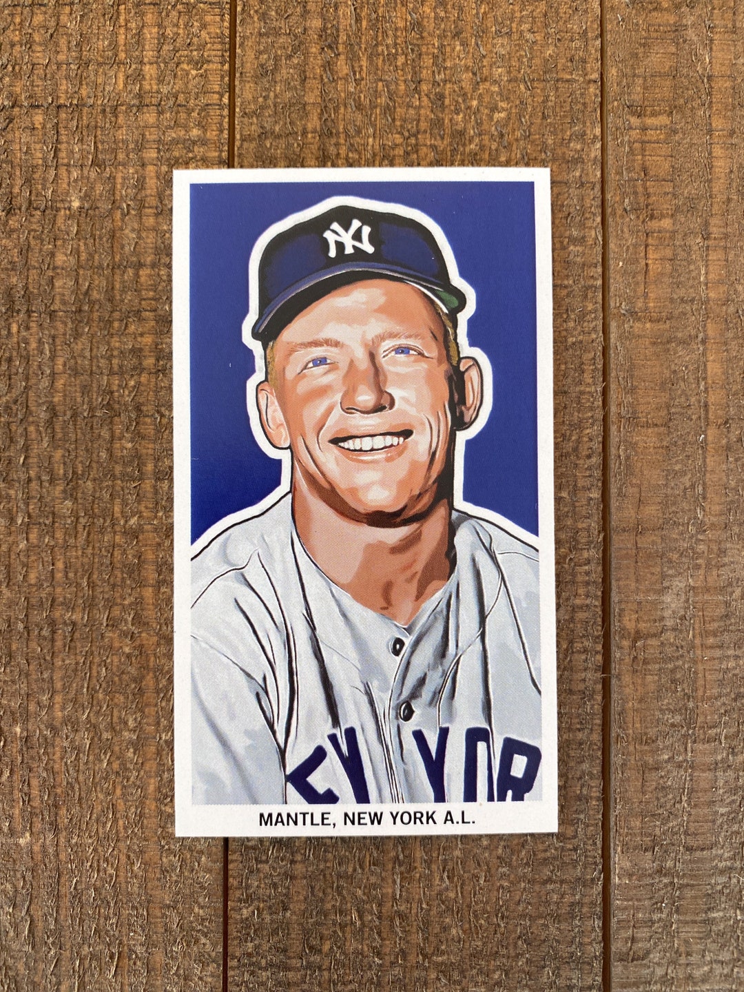 Mickey Mantle & Stan Musial Wonder Bread ACEO Promo Card - Near Mint Reprint Collectible