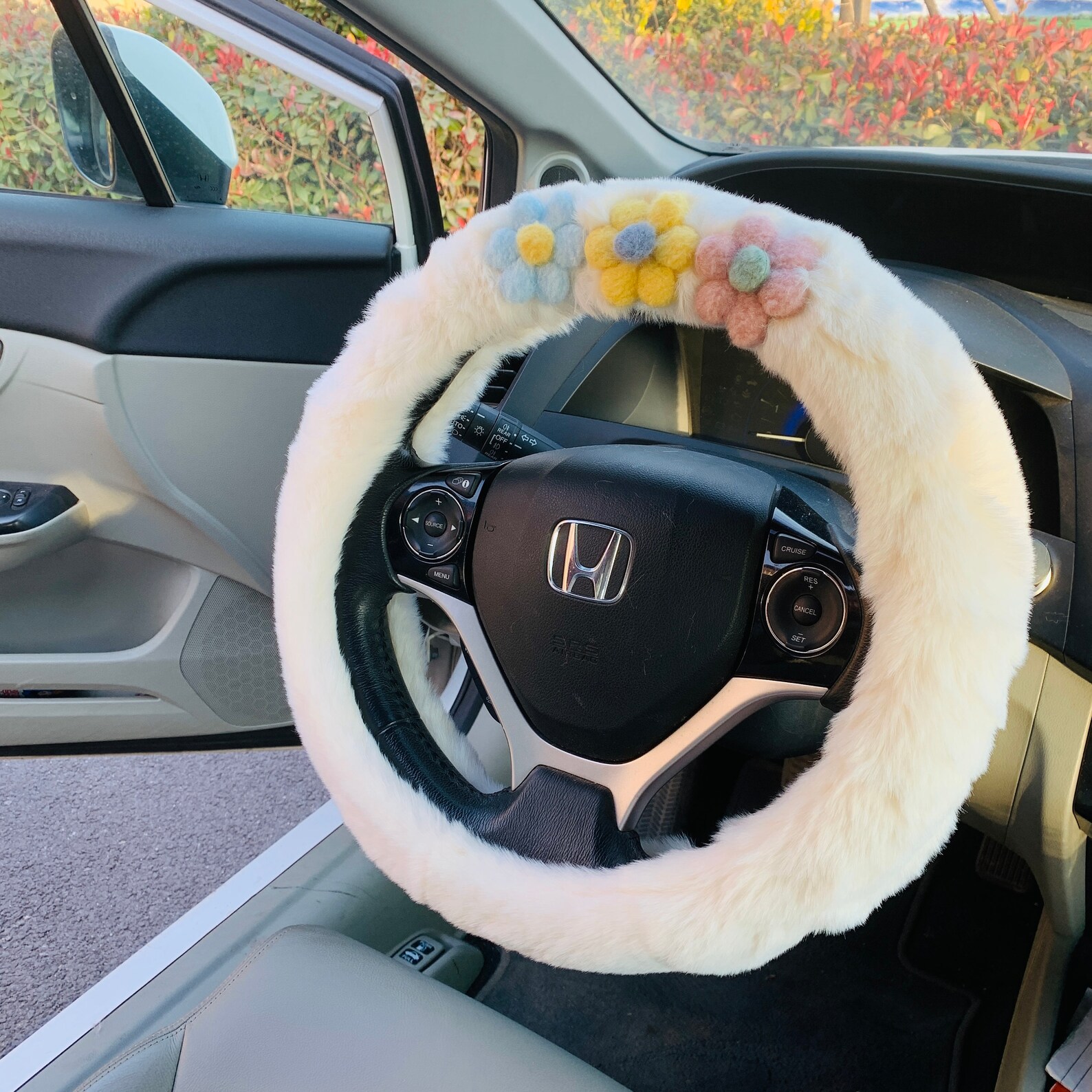 Super Soft Fluffy Steering Wheel Cover for Women Handmade Cute Etsy