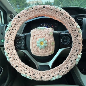 Steering Wheel Cover Car Accessories Interior Style Cute Fashion For Girl  Women