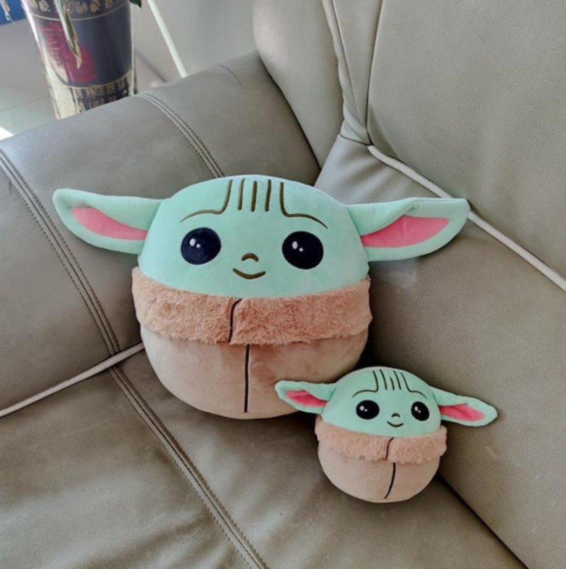 Baby Yoda Plushie Doll Star Wars Grogu Etsy