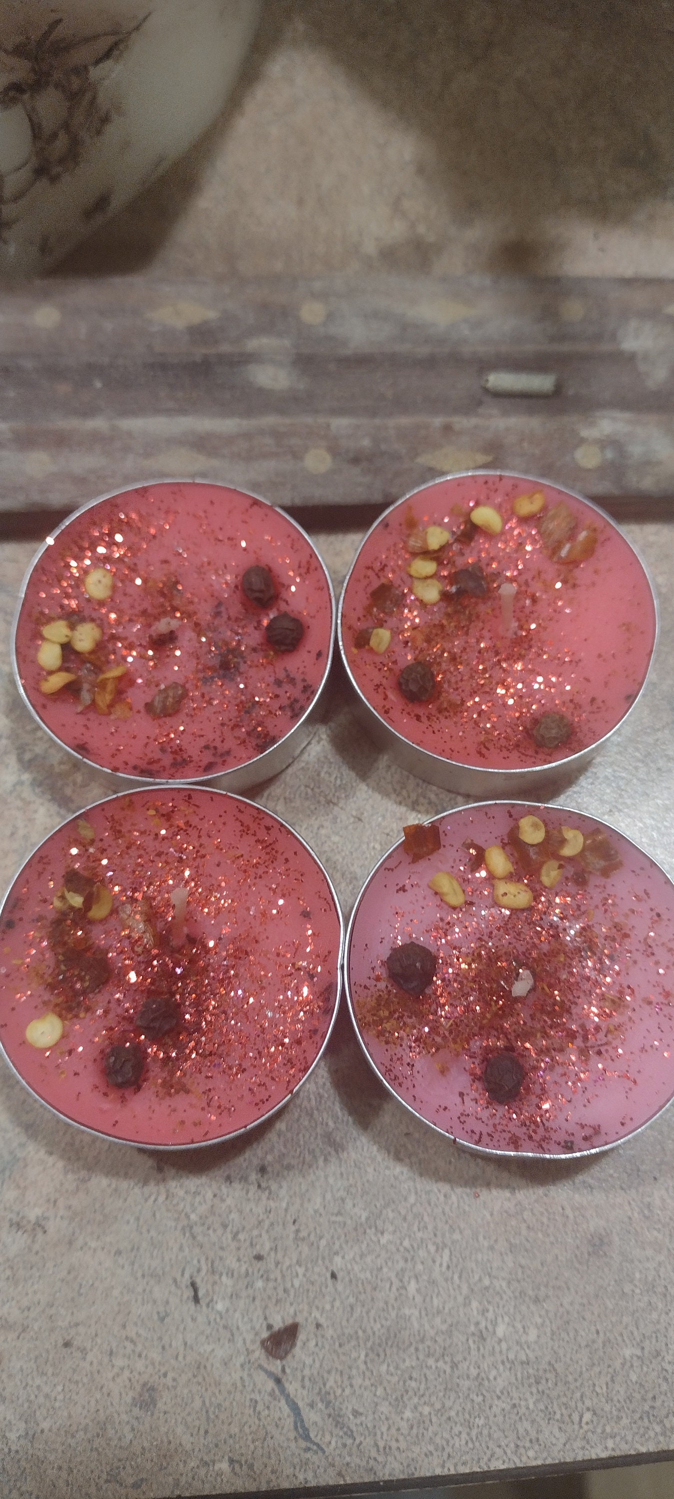 Fiery wall of protection tealight candle set (protection, shield from negative energies, against jealousy, outside negative energies)