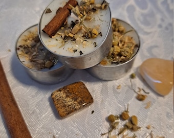 Abundance Tealight Intention Candles