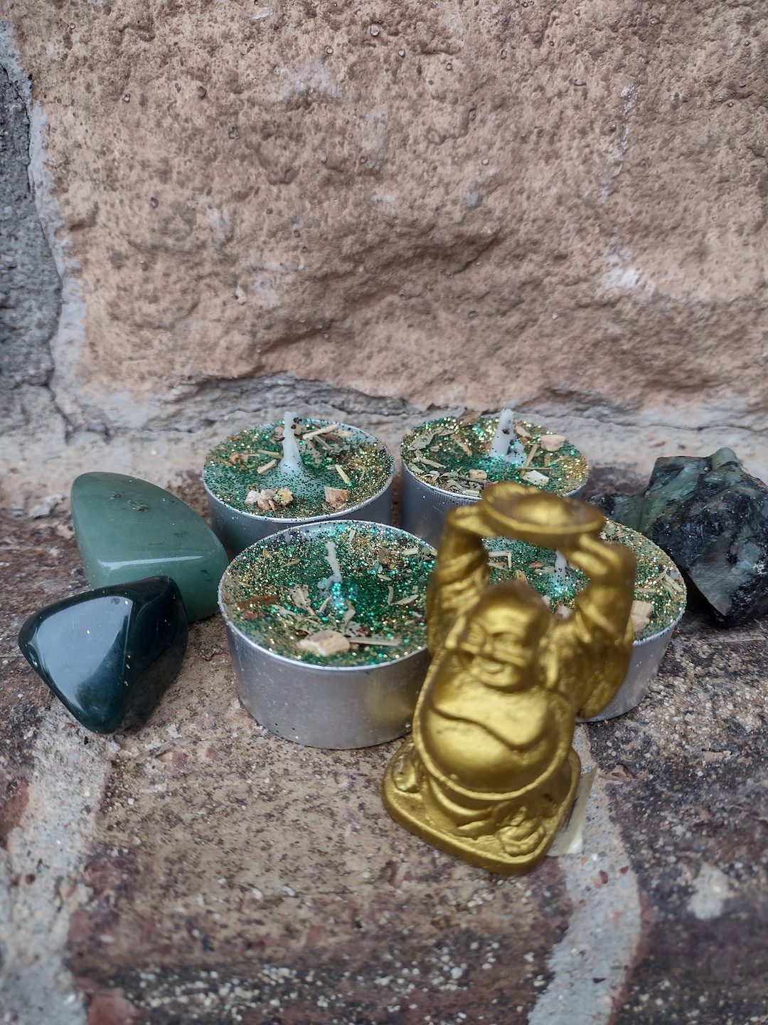 Money Stay Tealight Candle Set Etsy