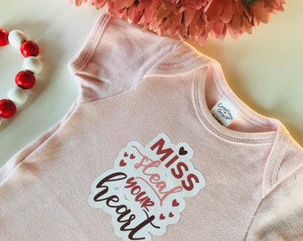 Infant’s onesies for V Day