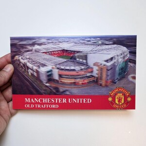 Manchester United FC Old Trafford 3D Pop Up Birthday Card - With Envelope (MU066)