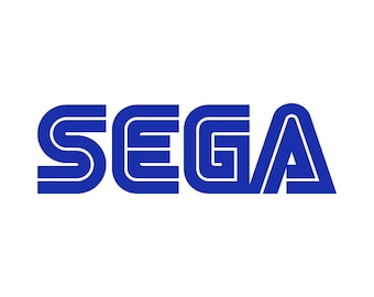 SEGA Logo Vinyl Die-Cut Decal | Made In USA | Window/Bumper Sticker | Genesis Dreamcast Video Game Console Sonic the Hedgehog Angry Birds