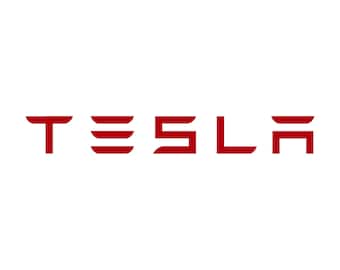 Tesla Vinyl Die-Cut Decal | MADE IN USA | Window/Bumper Sticker | Logo Electric Car Automotive Elon Musk Brand Model S 3 X Y