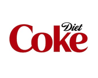 Diet Coke Logo Vinyl Die-Cut Decal | MADE IN USA | Window/Bumper Sticker | Classic Coca-Cola Drink Soda Advertising Brand Vintage