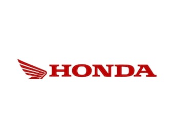 Honda Powersports "Straight Wing" Logo Vinyl Die-Cut Decal | MADE in USA | Window/Bumper Sticker | Motorcycle ATV 4x4 off-road Automotive