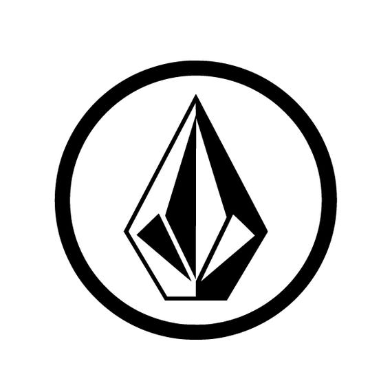 Volcom Stone Circle Logo Vinyl Die-cut Decal | Skate Surf