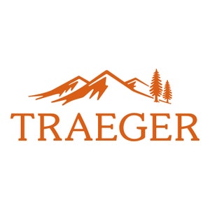 Traeger Logo Vinyl Aufkleber | Smoker Pellet Grill BBQ | Fenster-/Autoaufkleber