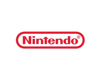 Nintendo Logo Vinyl Die-Cut Decal | Made In USA | Window/Bumper Sticker | Game Boy NES DS Wii Switch Console Pokemon Super Mario Bros