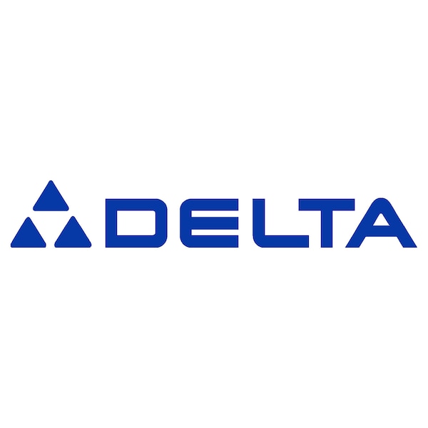 Delta Machinery Logo Vinyl Die-Cut Decal | MADE IN USA | Window/Bumper Sticker | Toolchest Mechanics Woodwork Power Tools Table Saw Brand