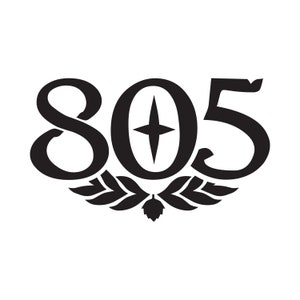 Firestone Walker ""805 Logo"" Vinyl-Aufkleber | HERGESTELLT IN DEN USA | Autoaufkleber/Fensteraufkleber | Brauereigesellschaft Craft Beer Microbrew San Luis Obispo