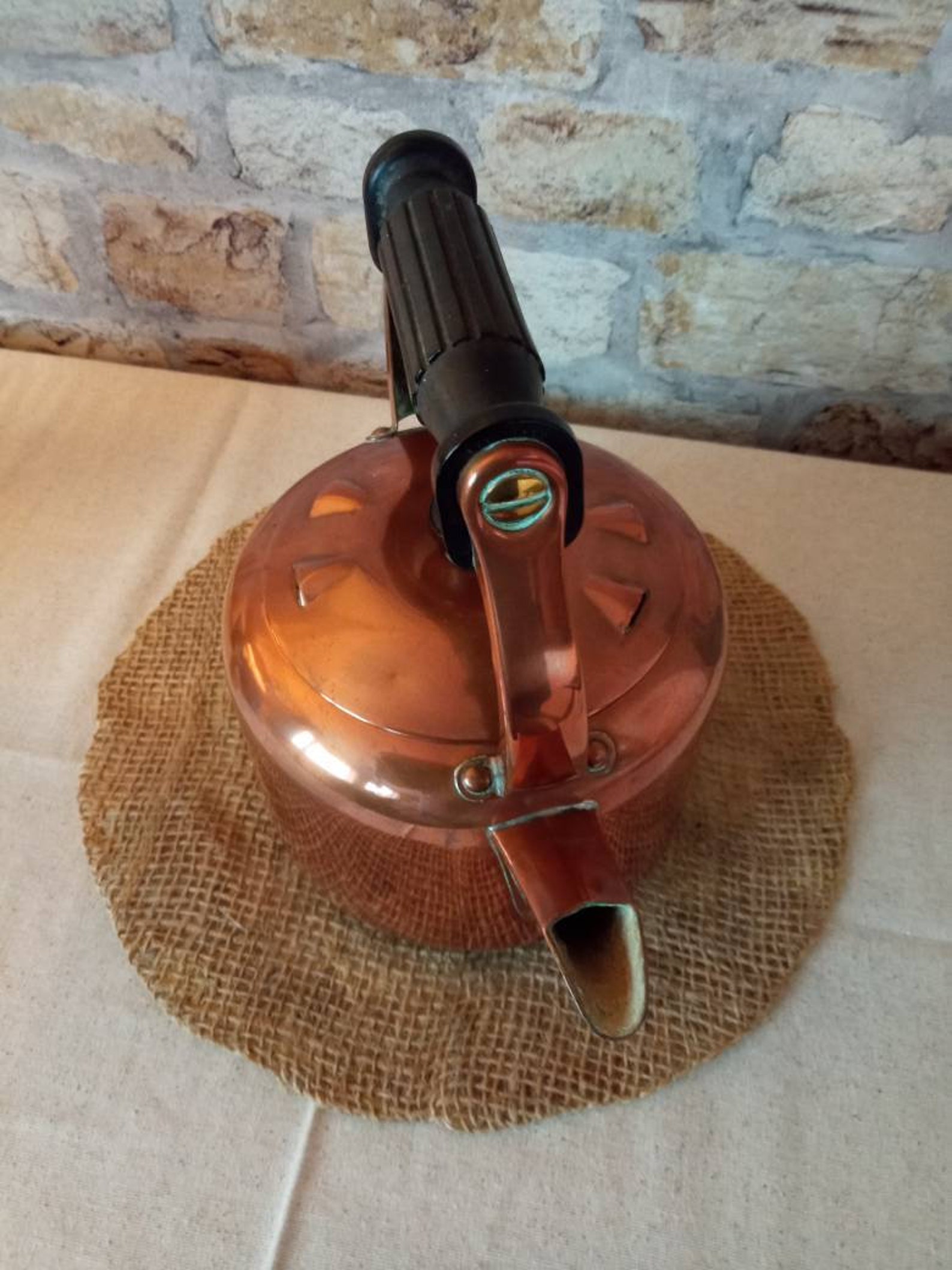 Vintage 1960's Copper electric kettle. Kitchenware. Etsy