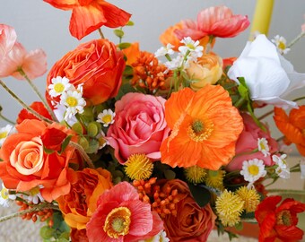 Kesote 6 Pcs Marguerite Artificielle, Bouquet Fleur Artificielle