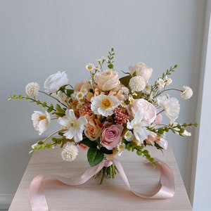 Small Dried Flower Bouquet - Pink/Peach – BIOS APOTHECARY