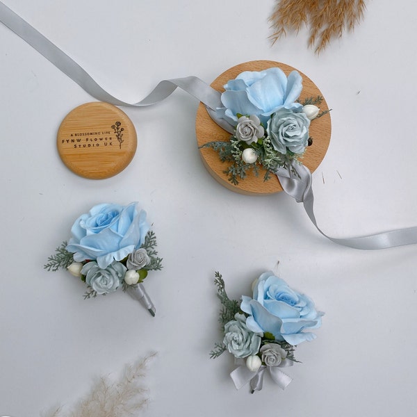 Silk Flower Corsage Etsy