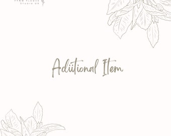 Artículo adicional para pedido existente