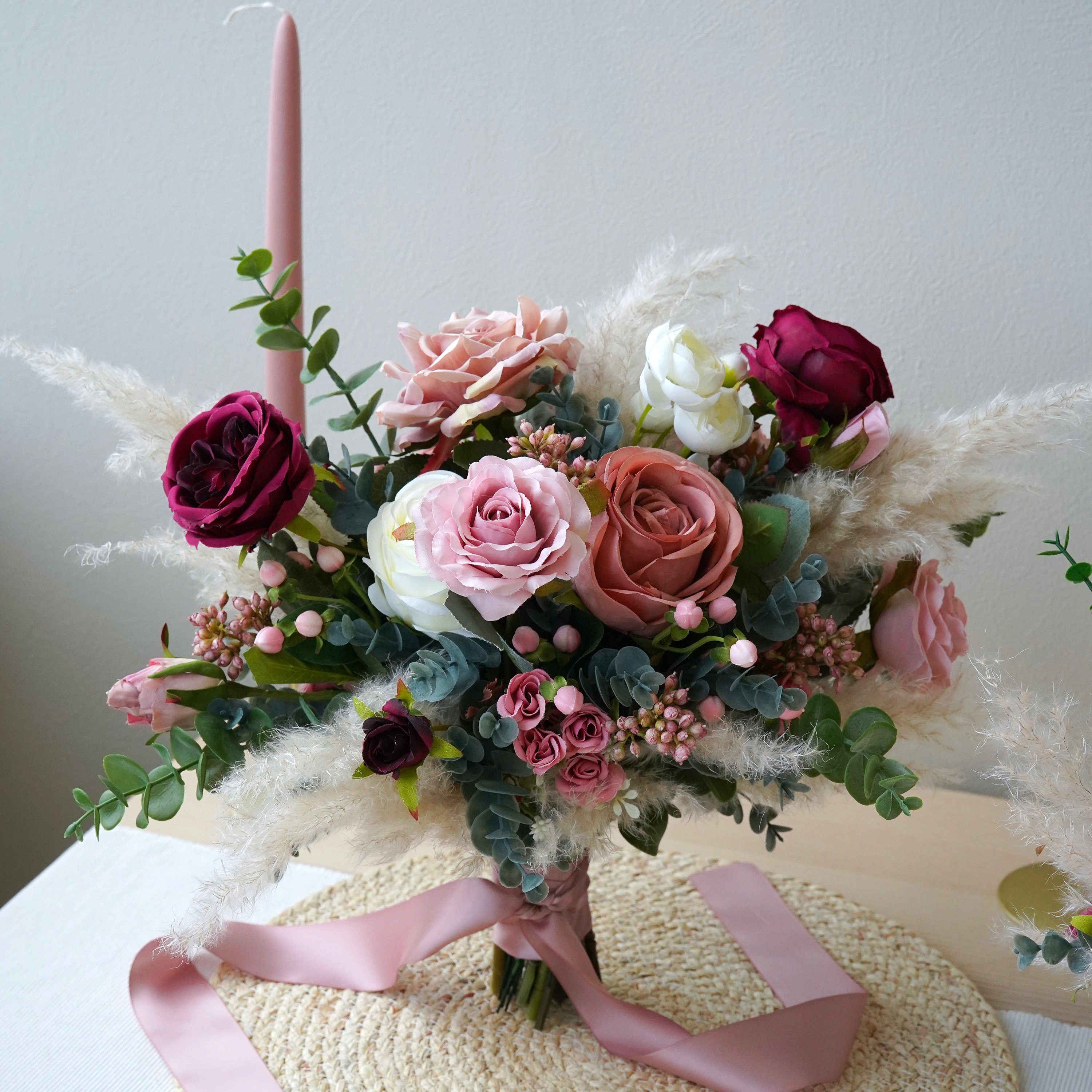 Mini Dry Flower Bouquet,natural Plants Bouquet,dried Flower  Bouquet,boutonniere,home Decor,bridal Bouquet Wedding Decor,wall Decor,gift  