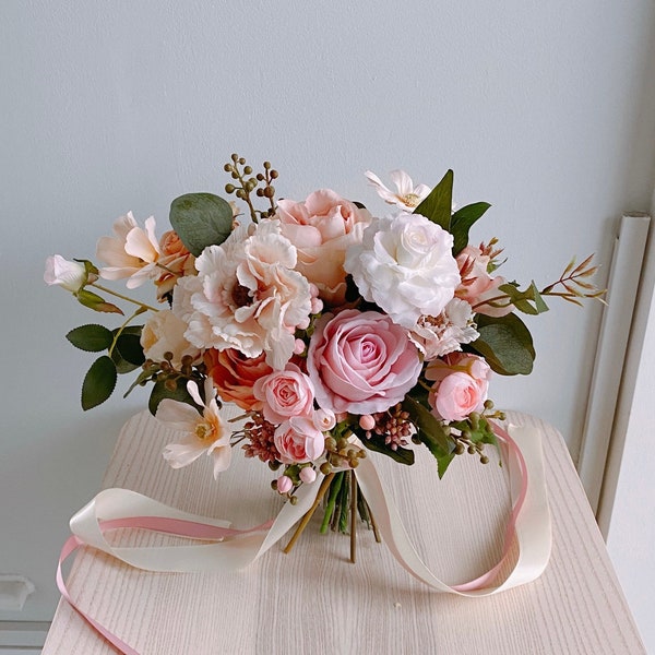 Silk Flower Bouquet Etsy