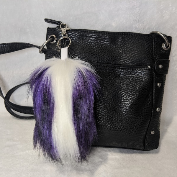 Mini Fake Fur Tail Keychains