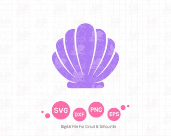 Download Clip Art Shell Svg Mermaid Shell Svg Mermaid Clip Art Mermaid Svg Mermaid Shell Clipart Shell Pearl Cut Files Silhouette Cameo Png Dxf Art Collectibles