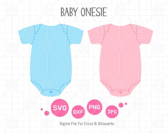 Download Baby Onesie Outline Etsy