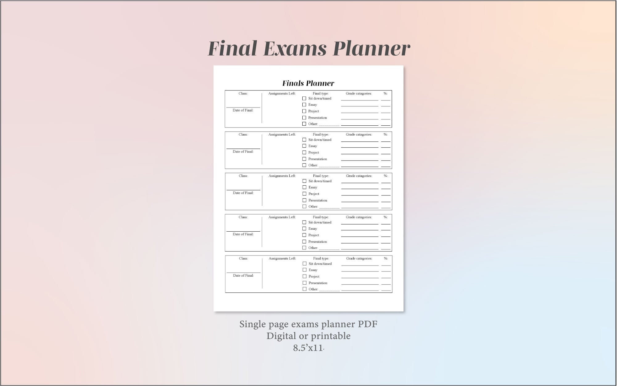 final-exam-planner-digital-printable-pdf-planning-etsy