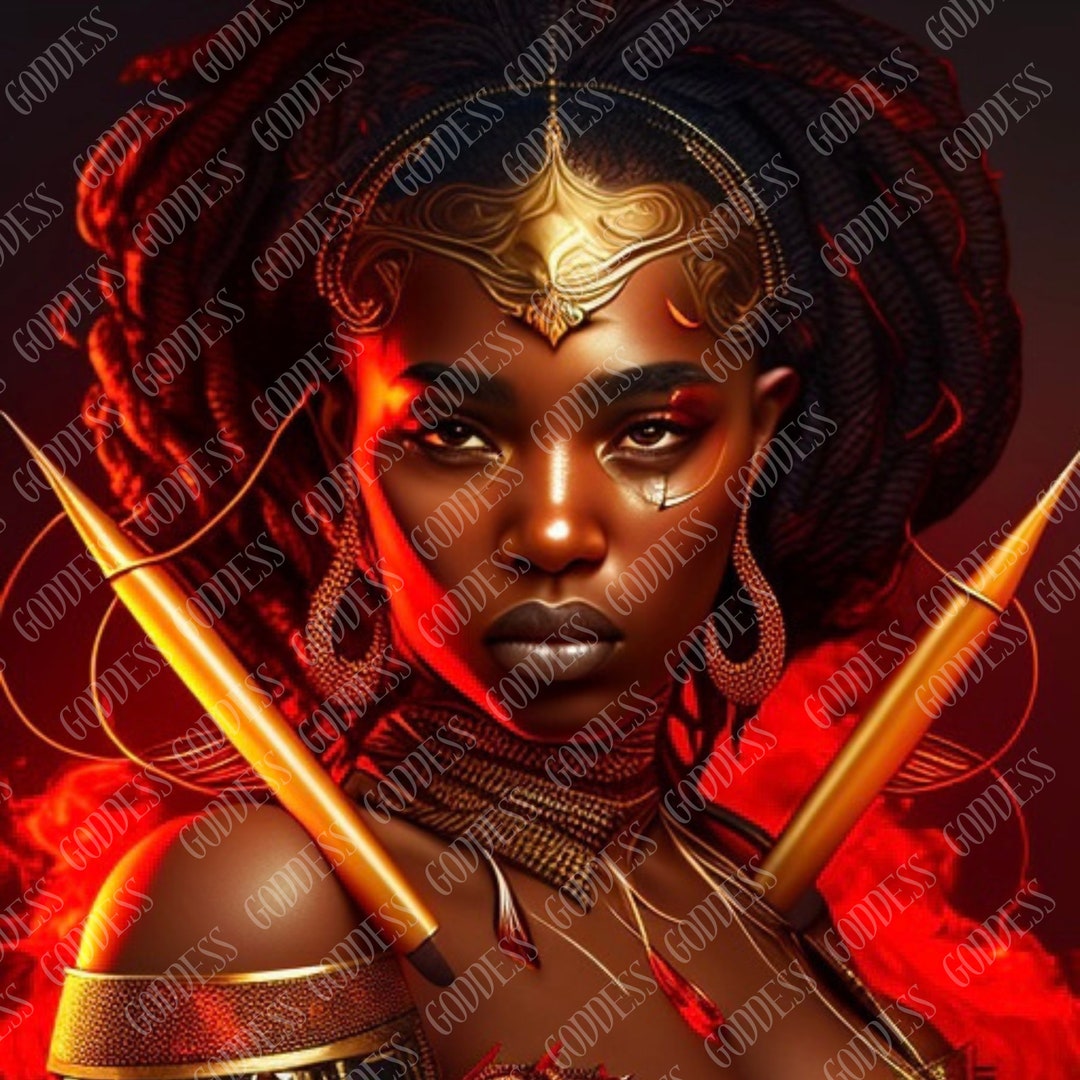 Melanin Fire Sign Warriors Sublimation Wall Art Clip Art Fire - Etsy