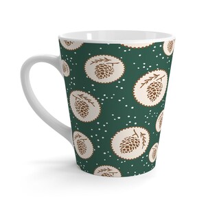 Feine Tannenzapfen Latte Tasse