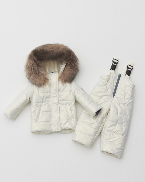 Down puffer snowsuit hot sale