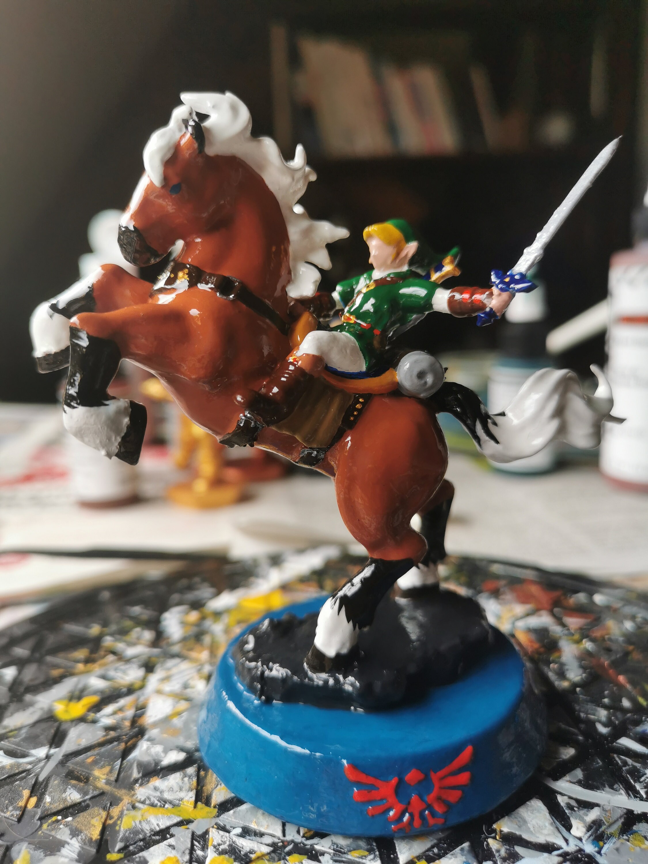 ゼルダの伝説 時のオカリナ - リンクとエポナ カスタマイズ可能な塗装