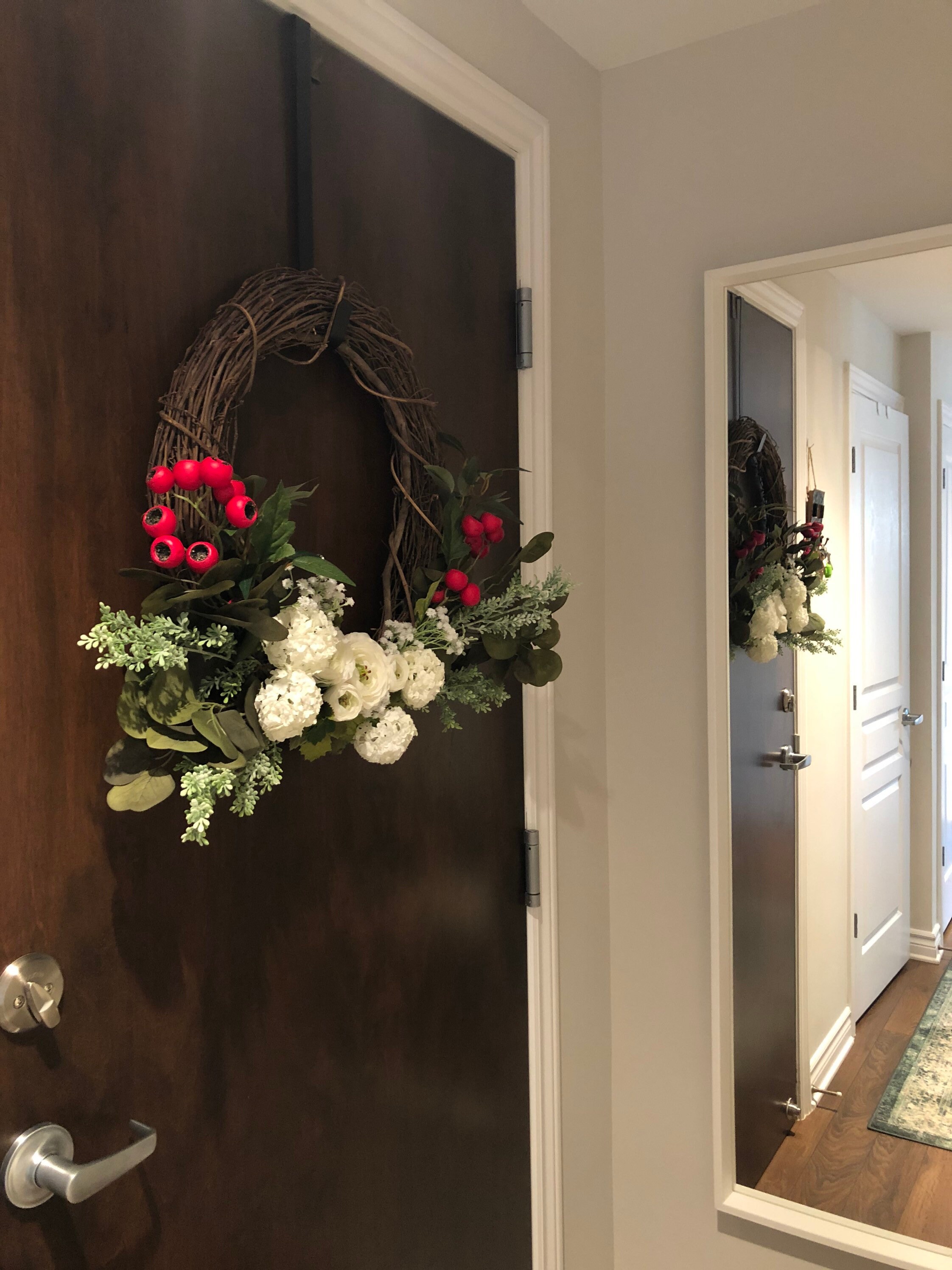 Front Door Wreath Canada Day Wreath Christmas Wreath Etsy