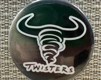 Botón Twisters Bull Horns Tornado de 1,5"