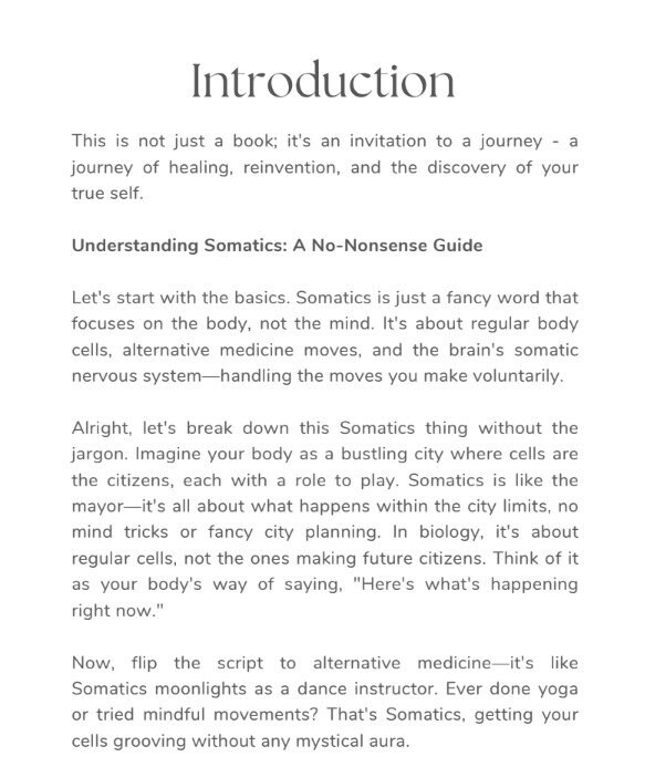 Somatic Exercises for Beginners Somatic Healing E-book, Somatic Therapy ...