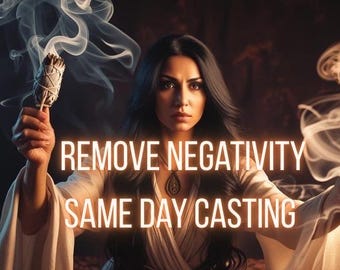 Powerful Spell: Remove Negativity, Evil Eye, Hexes - Same Day Cast